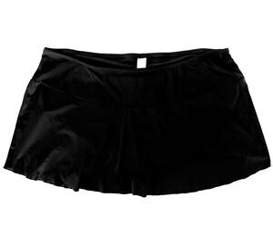 Elomi Black Swim Skirt w/ Attached Brief Size 22 US (26 UK) Plus Size 3X